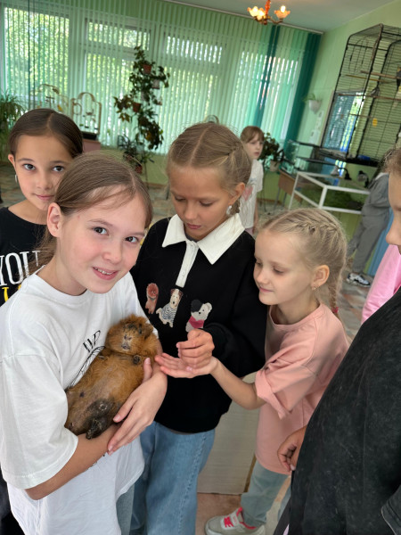 Поездка в Центр детского творчества, эколого-биологический отдел «Живой уголок».